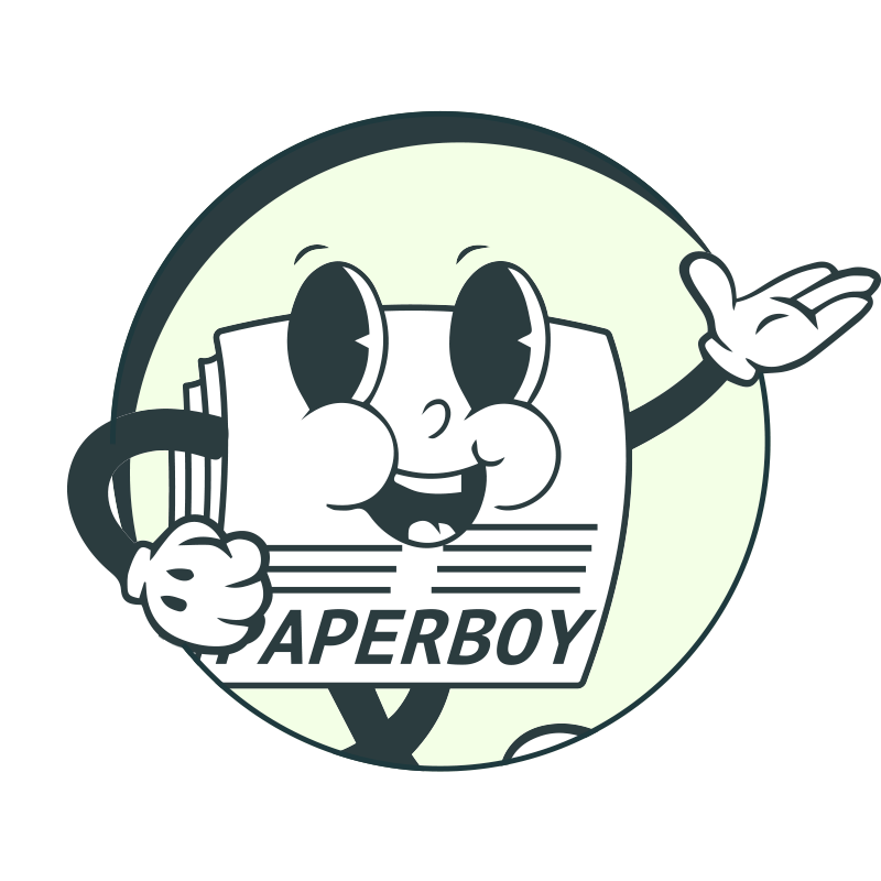 medaillon-paperboy-clair-steven-gauguin-graphiste-freelance-paris-nantes-angers